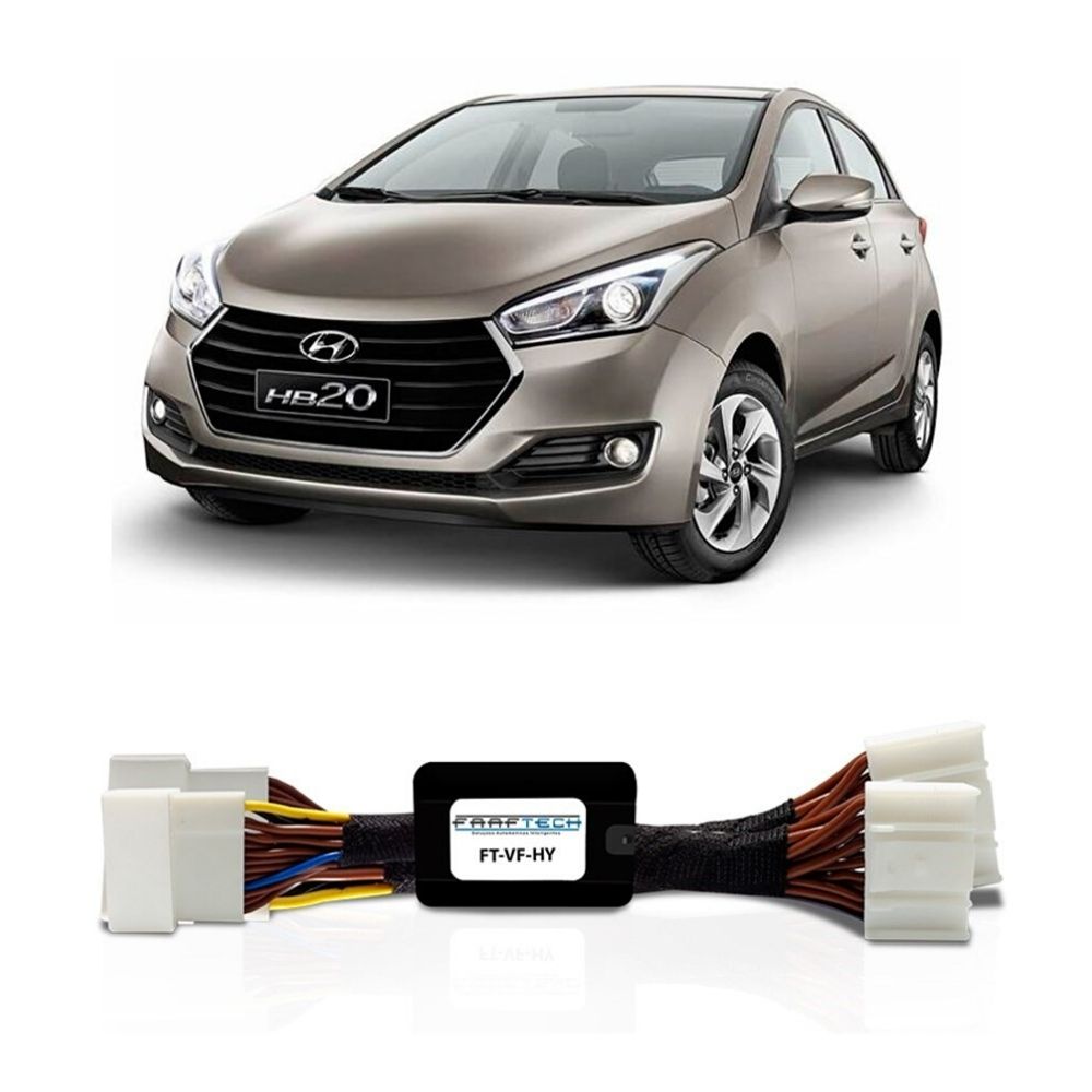 Interface de Vídeo  Faaftech FT-VF-HY - Hyundai HB 20 16/. Fé18/Desb./AV/Vola