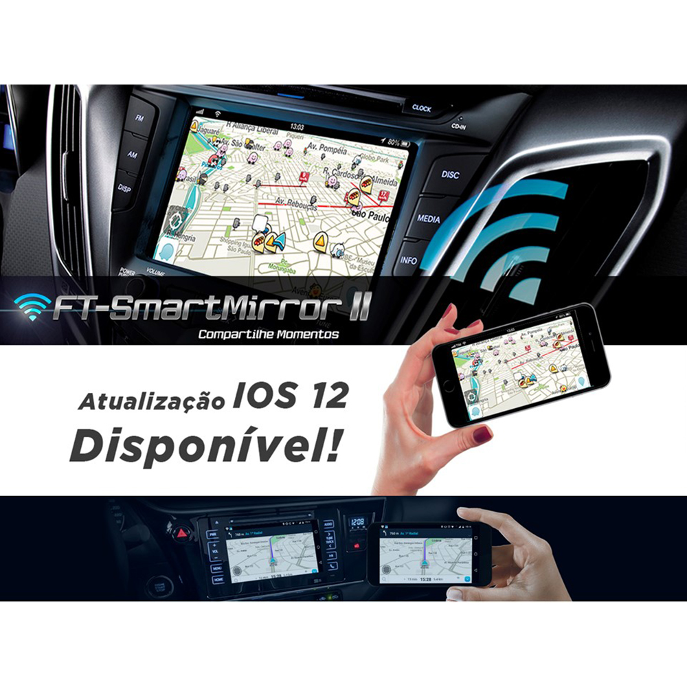 Espelhamento Celular com HDMI Faaftech SMART MIRROR II