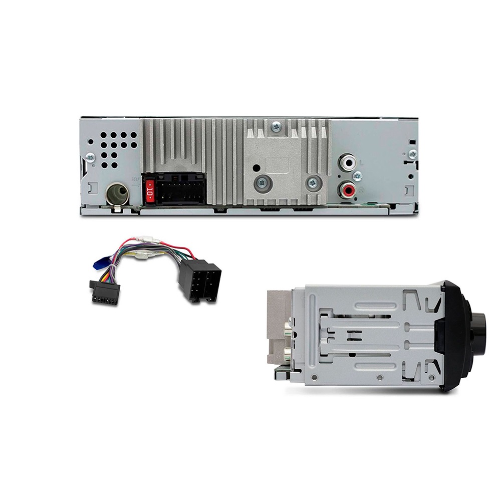 Rádio de Carro Som Automotivo Pioneer MVH-98UB Media Receiver Usb MP3 Auxiliar FM ( Sem Bluetooth)