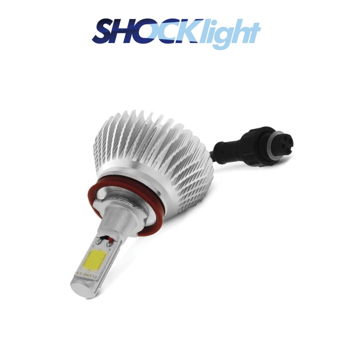 Par de Lâmpada Super LED Headlight H8 35W 6000K 3200 Lumens Shocklight SLL-10008