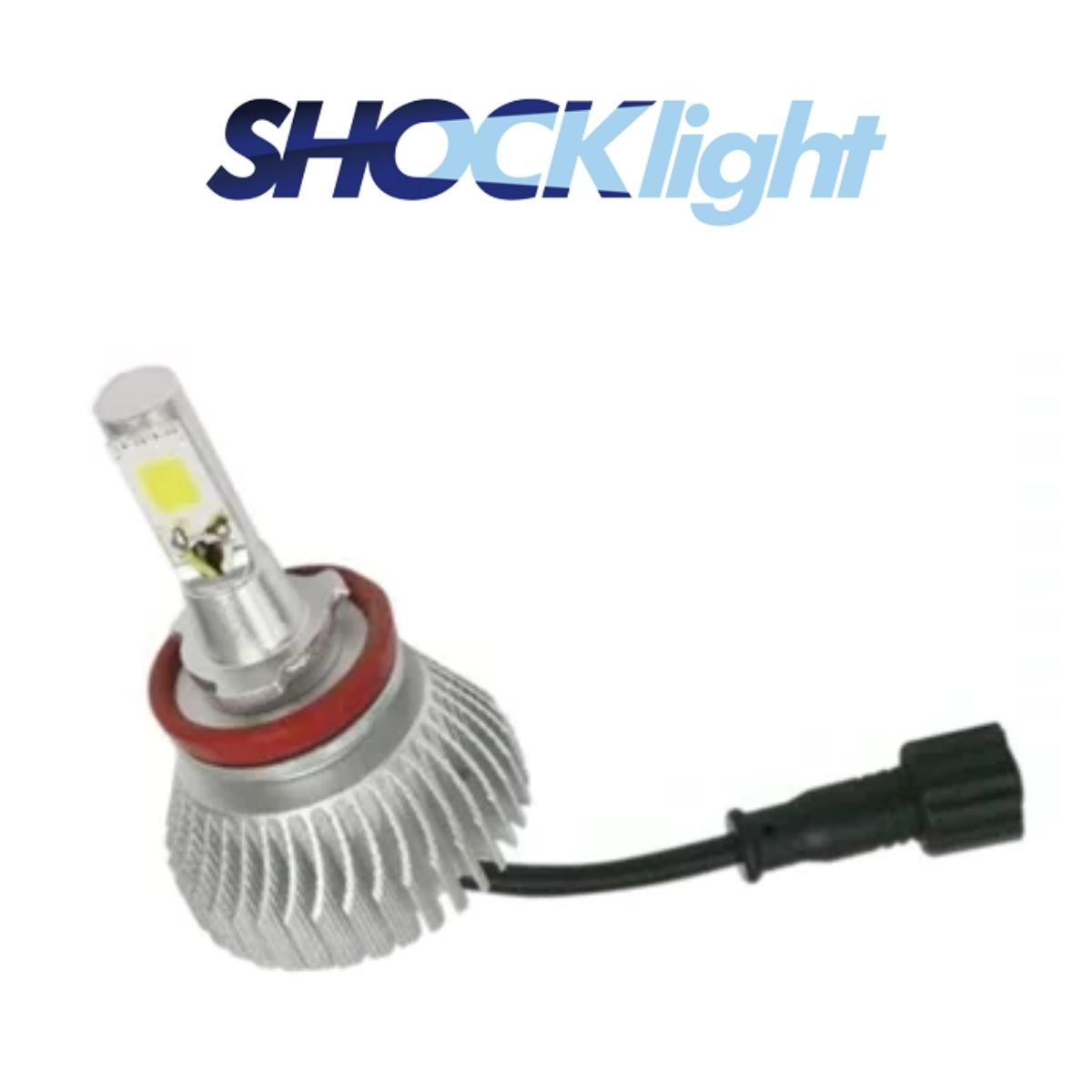 Par de Lâmpada Super LED Headlight H8 35W 6000K 3200 Lumens Shocklight SLL-10008