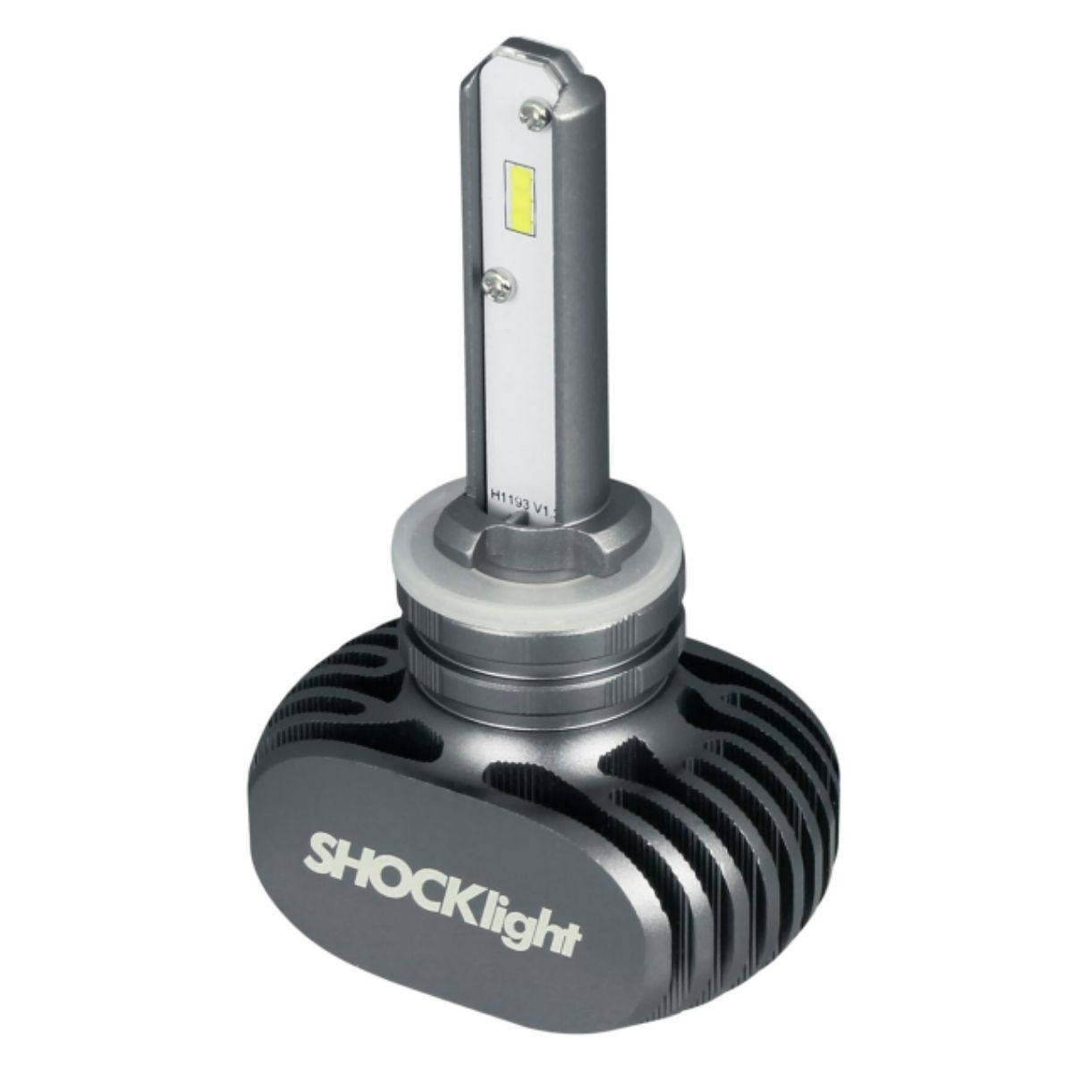 Par de Lâmpadas Super Led Ultraled Titanium H27 6000K 12V 50W 5000 Lumens Shocklight - SLL-60027