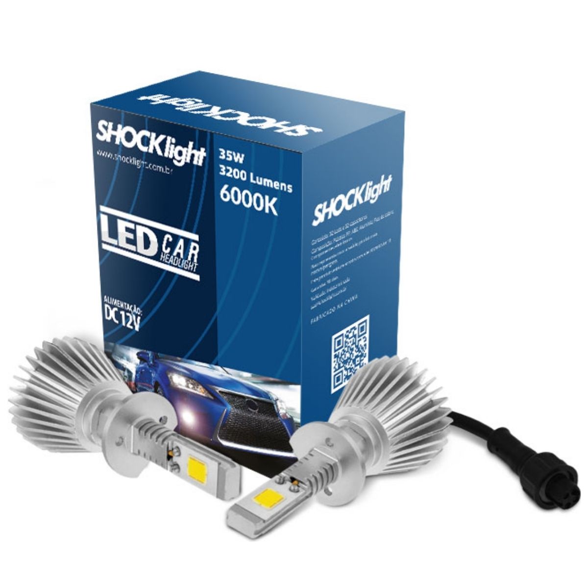 Super Led Shocklight - Kit H1 35W 6000K 3200 Lumens SLL-10001