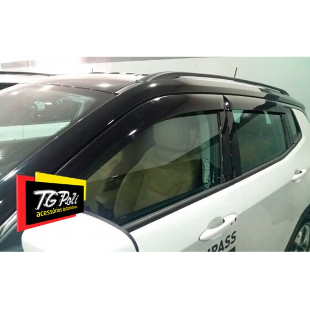 Calha De Chuva Jeep Compass 2017 em diante TG Poli - 33002