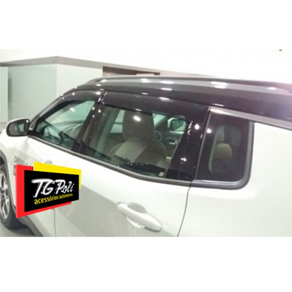 Calha De Chuva Jeep Compass 2017 em diante TG Poli - 33002