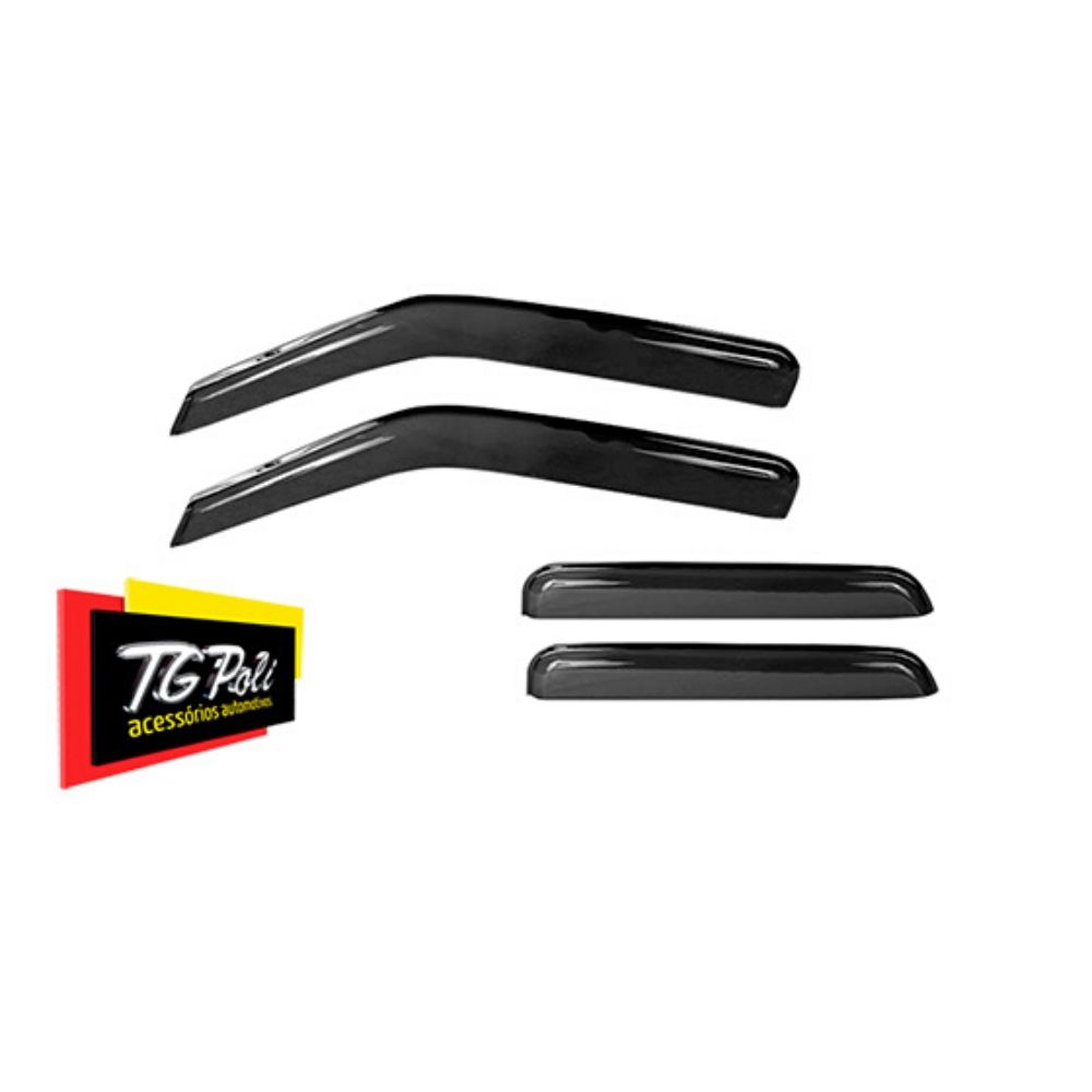 Calha De Chuva Jeep Compass 2017 em diante TG Poli - 33002
