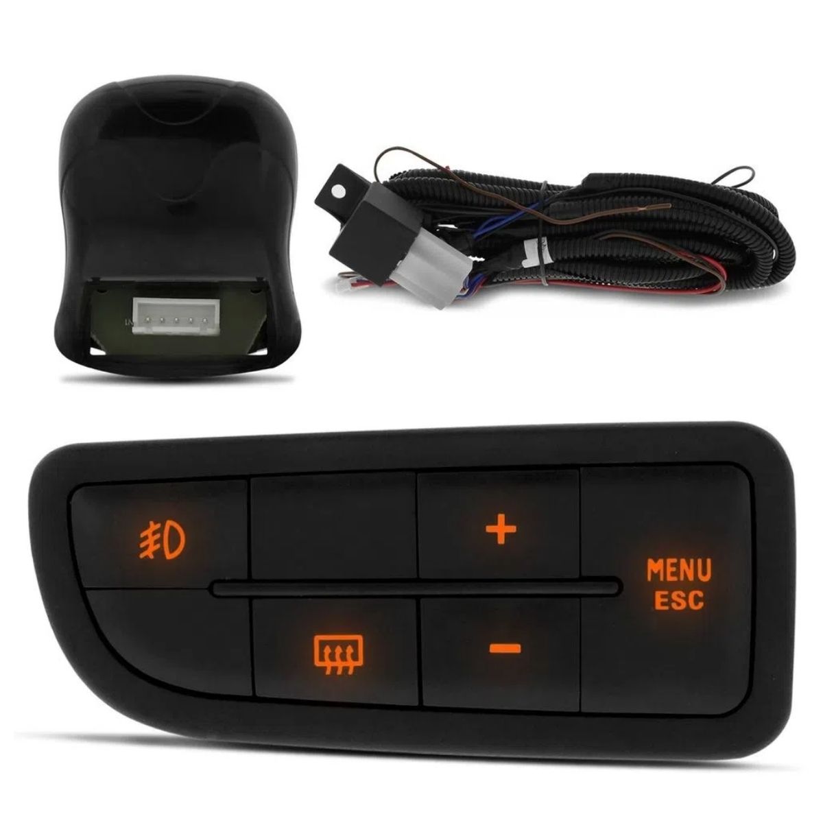 Kit Faról Milha Shocklight Novo Uno Way 2010 até 2017 Fiorino 2014 até 2020 SL-091310