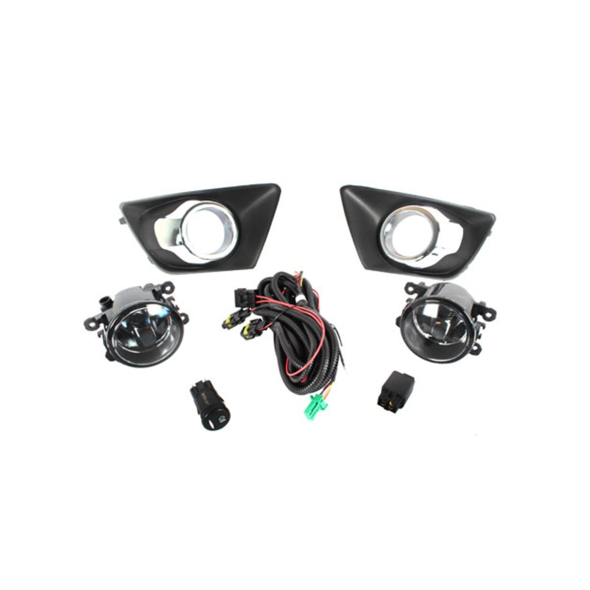 Kit Faról de Milha Ford Ecosport 2012 até 2018 Chave Universal SL-100810U Shocklight