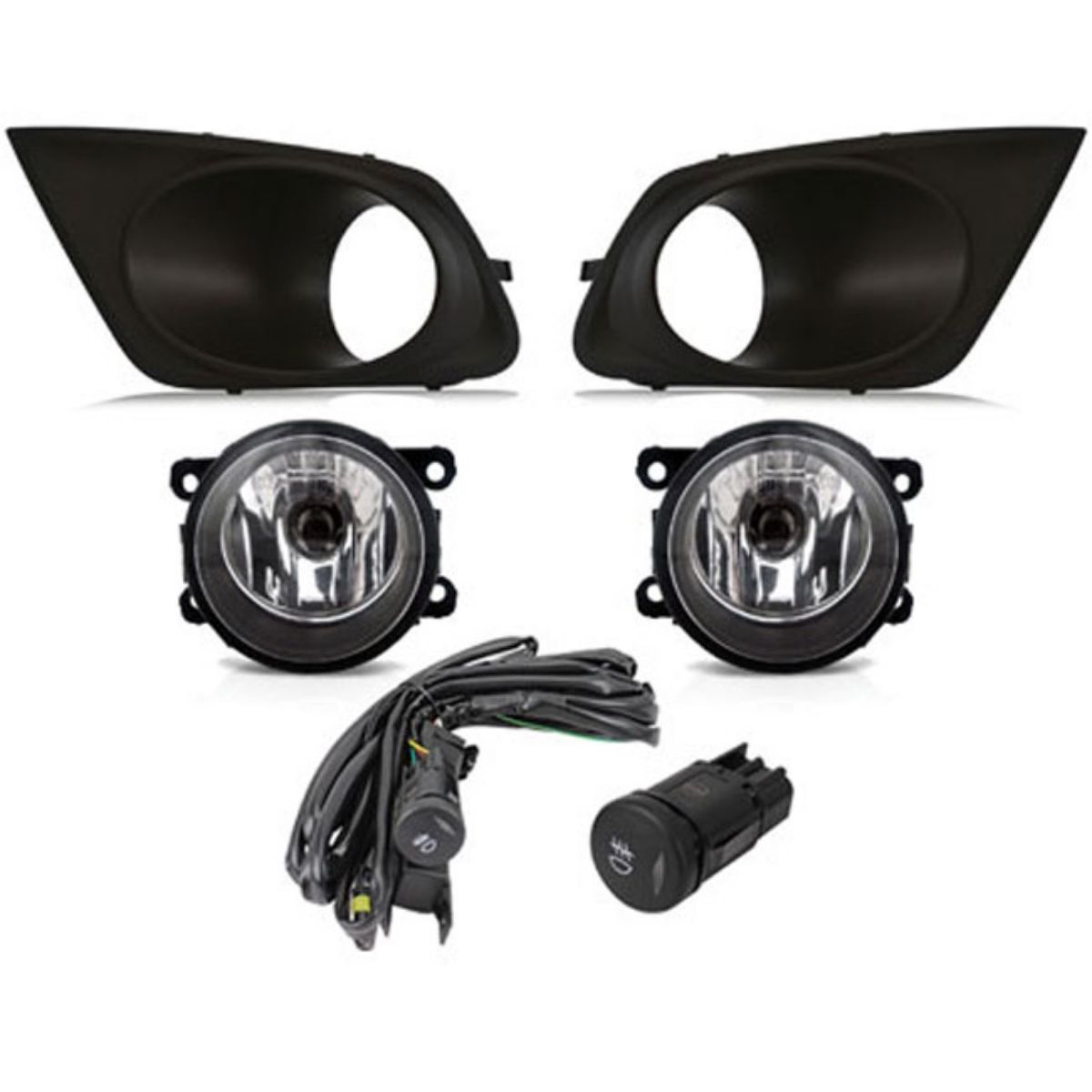 Kit Faról Milha Ford Ká 2012/2013/2014  Com Grade H11 12V 55W SL-101410 Shocklight