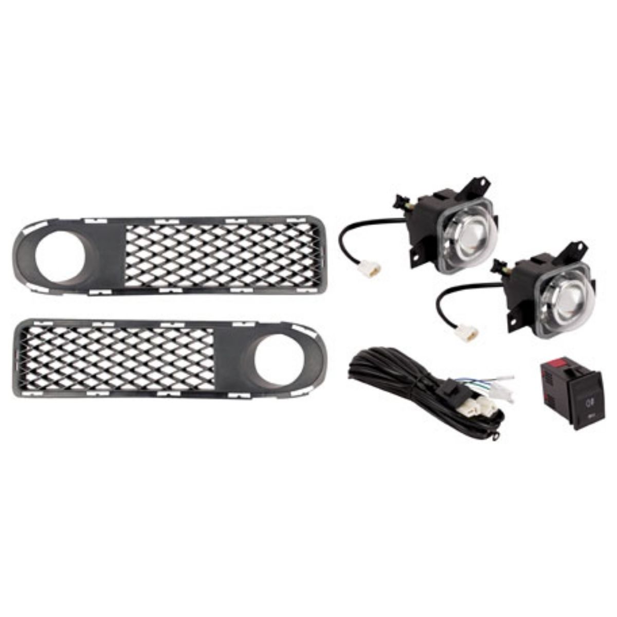 Kit Farol Milha Shocklight Gol/Parati/Saveiro G3 99/02 Similar ao Original H3 Até 55W SL-260110