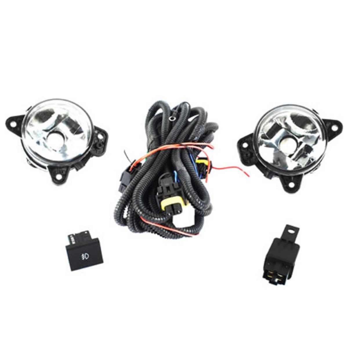 Kit Faról Milha Saveiro G6 2013 em diante Sem Grade Botão Original SL-261010 - Shocklight