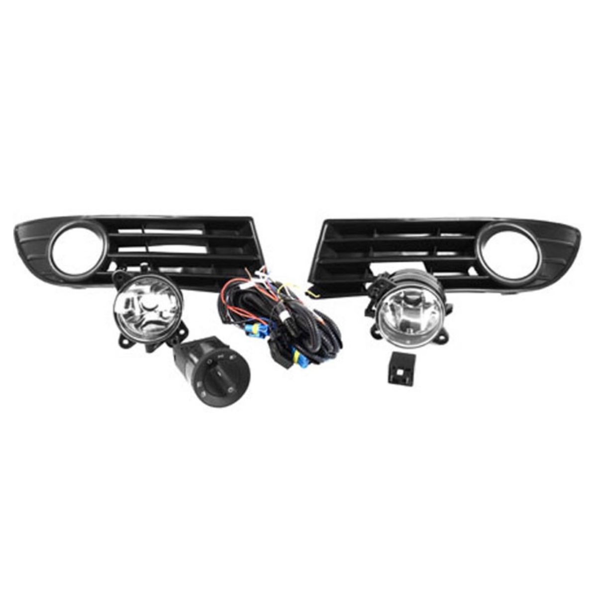 Kit Faról Milha Pólo 2007 até 2010 Original Botão Longo Shocklight - SL-261310