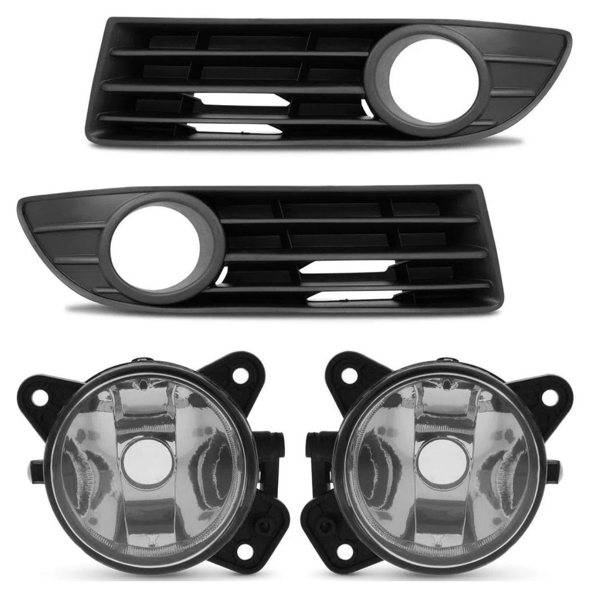 Kit Faról Milha Pólo 2007 até 2010 Original Botão Longo Shocklight - SL-261310