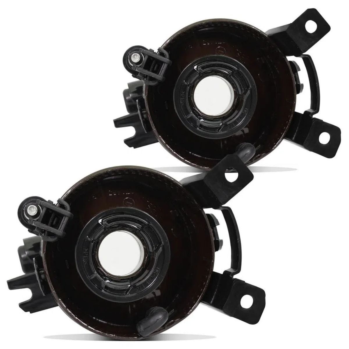 Kit Faról Milha Gol G7 Com Grade Preta Int Original  Cromado SL-262410 - Shocklight