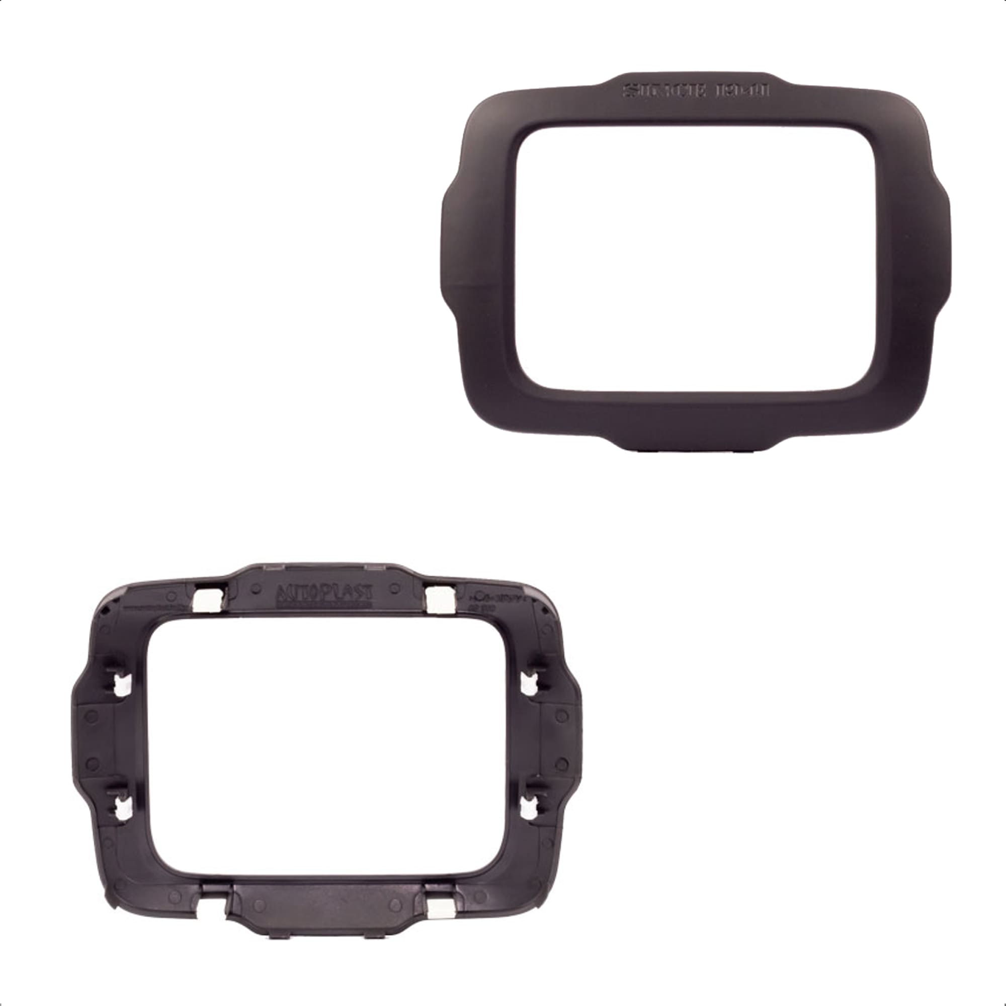 Moldura 2 Din Preto Emborrachado Renegade Aparelho Original 2015-2021 Expex - EPX 289