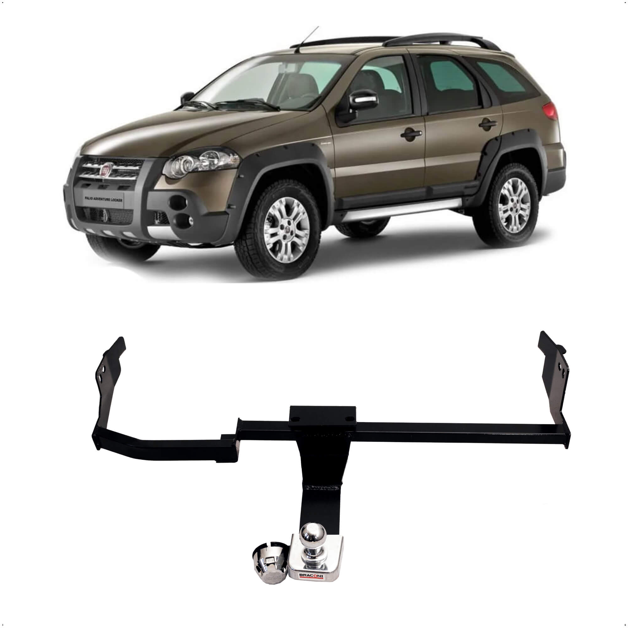 Engate Braconi Pálio Weekend Adv4x4/Locker 2009 a 2019 FT-49