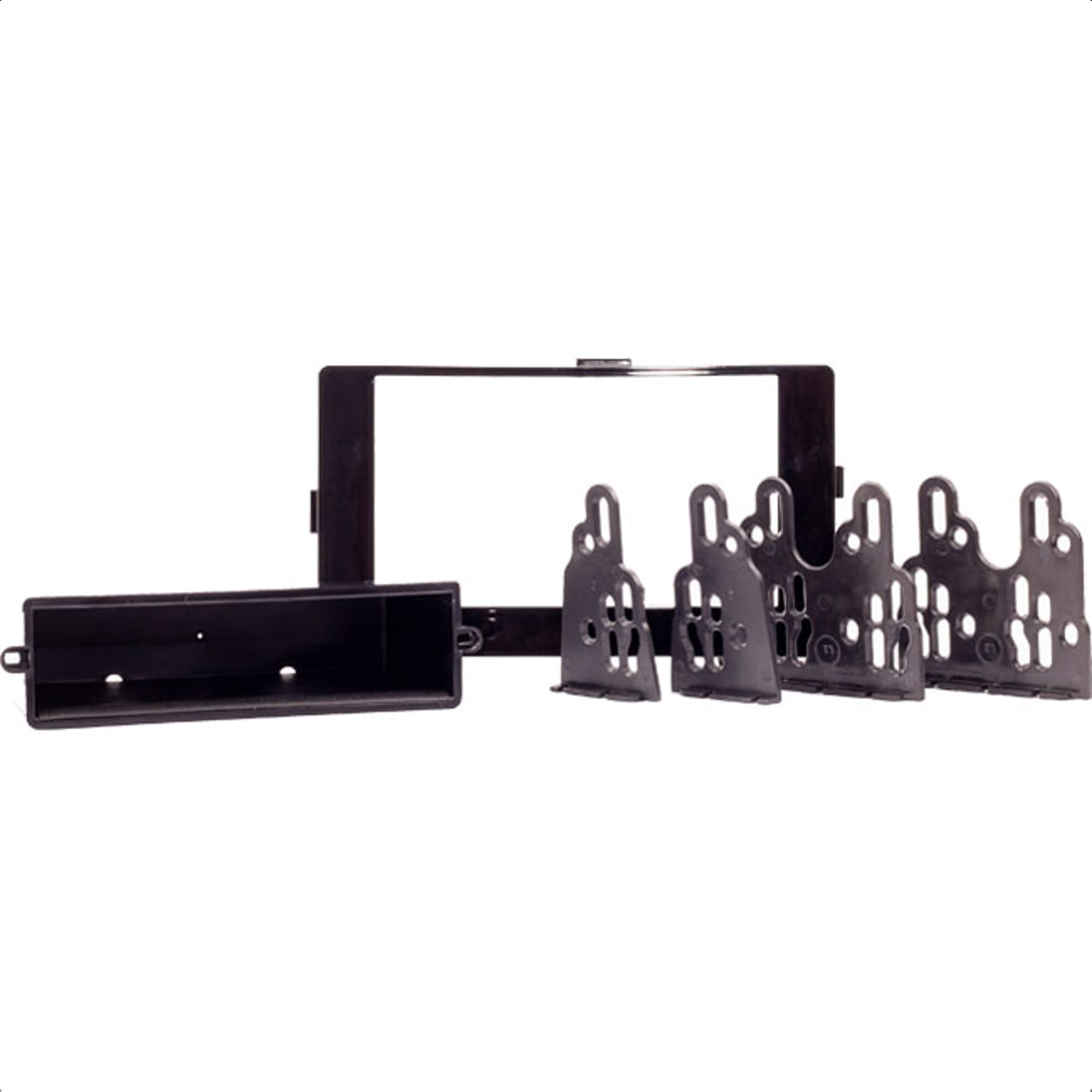 Moldura 1 Din 2 Din JP/CH Com Porta Treco Corolla 2017/2018 Black Piano Expex - EPX 327