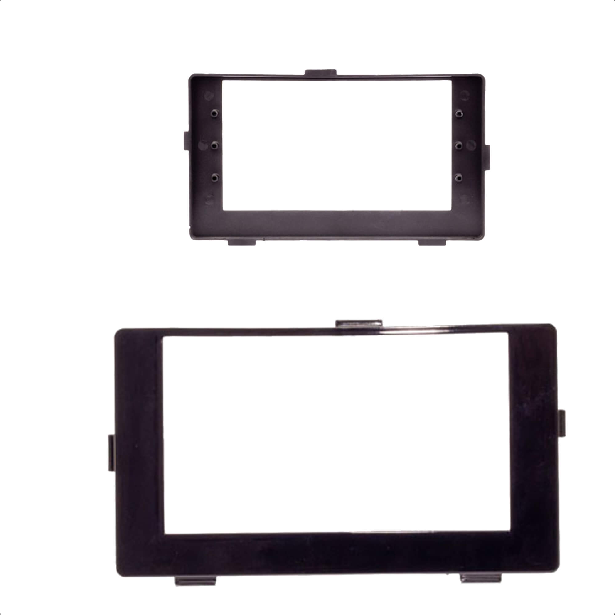Moldura 1 Din 2 Din JP/CH Com Porta Treco Corolla 2017/2018 Black Piano Expex - EPX 327