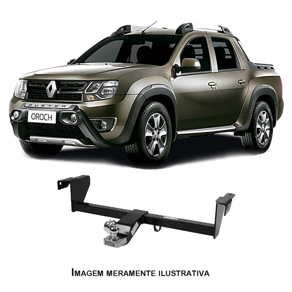 Engate Braconi Oroch 15/23 Não Precisa Furar Bola Cromada Tração 500kg Modelo Fixo-IM-138
