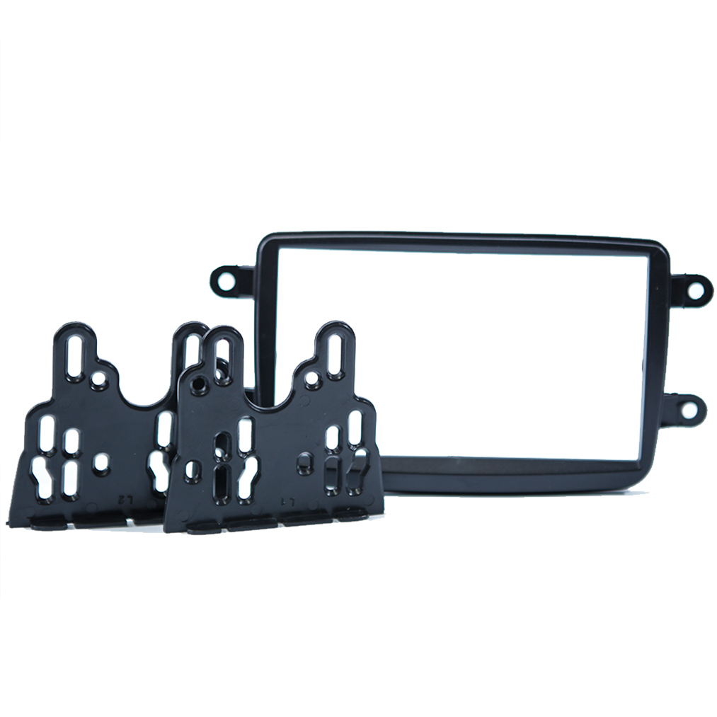 Moldura 2 Din Preta Duster Sandero Logan Oroch Captur Kwid Expex - EPX 080 - JP