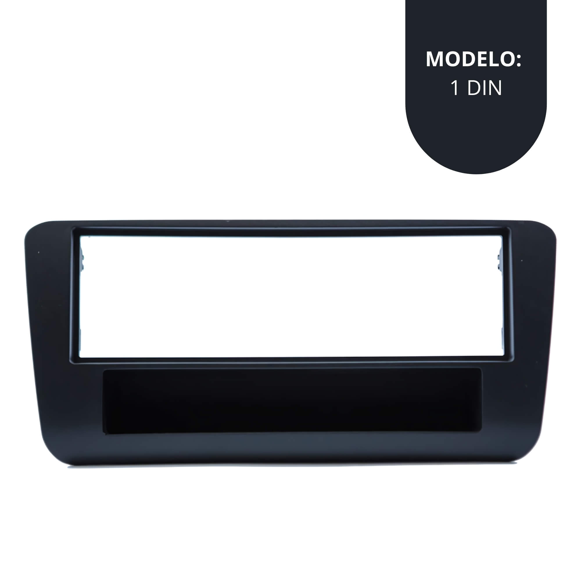 Moldura 1 Din Preta Mp3 Rádio Compatível com Audi A1 a partir de 2010 Expex - EPX 113