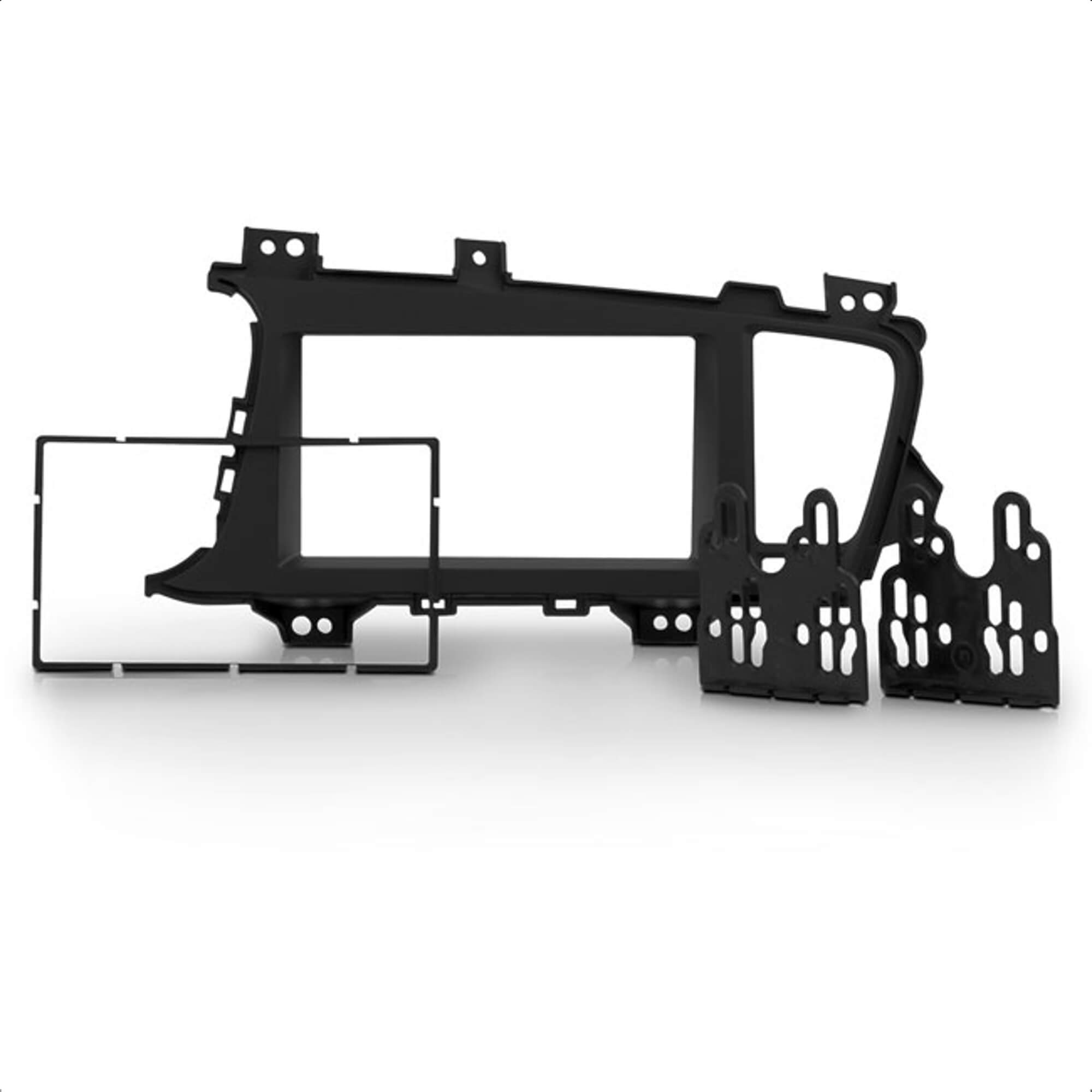 Moldura 2 Din Preto Optima 2010/2011/2012/2013/2014/2015/2016/2017/2018/2019 Expex - EPX 164