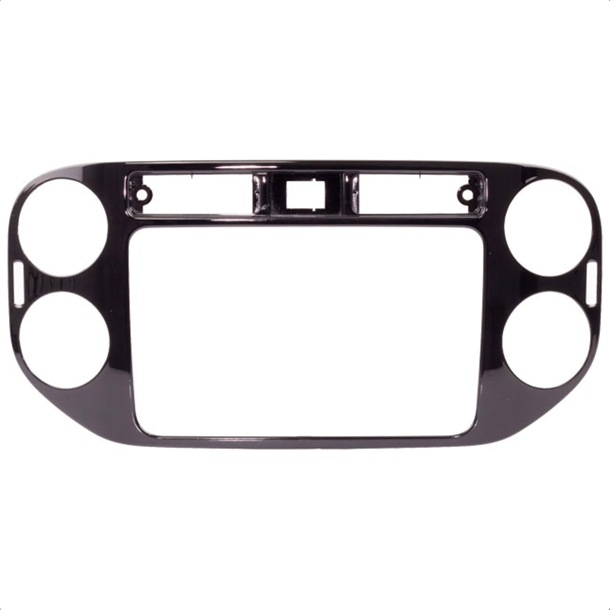 Moldura 2 Din Black Piano Tiguan 2008/2009/2010/2011/2012/2013/2014 Expex - EPX 255