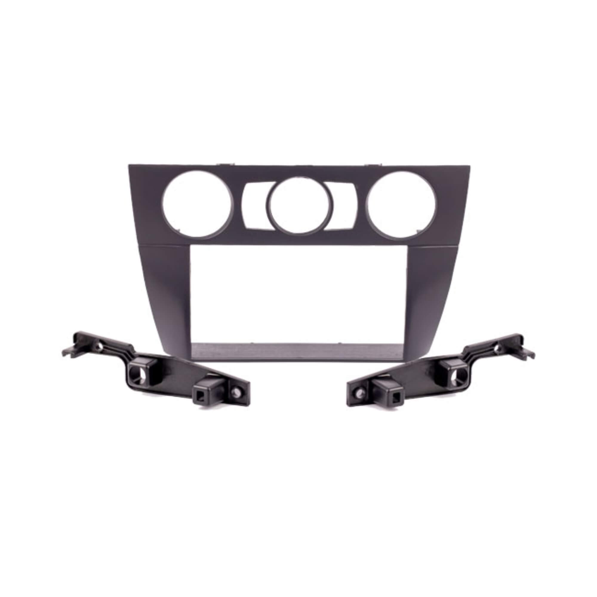Moldura 2 Din BMW Série 3 (E90 - E93) 2005 a 2012 Ar Analógico JP CH 7 Pol - EPX307