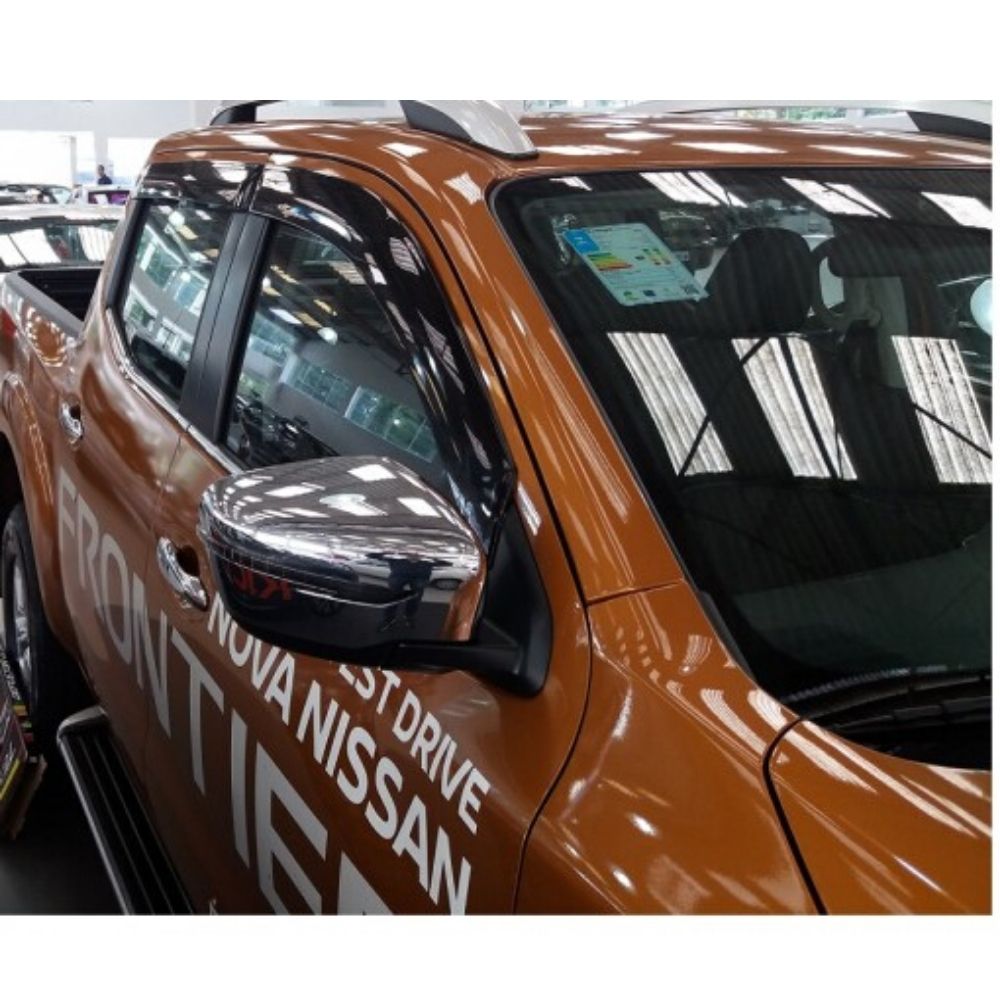 Calha de Chuva Nissan Frontier 2017 em diante 4 Portas TG Poli - 32006