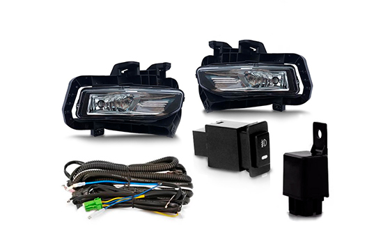Kit Farol de Milha Nissan Kicks 2016 2017 2018 2019 2020 com Moldura Suns FGS0319NS