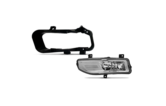 Kit Farol de Milha Nissan Kicks 2016 2017 2018 2019 2020 com Moldura Suns FGS0319NS