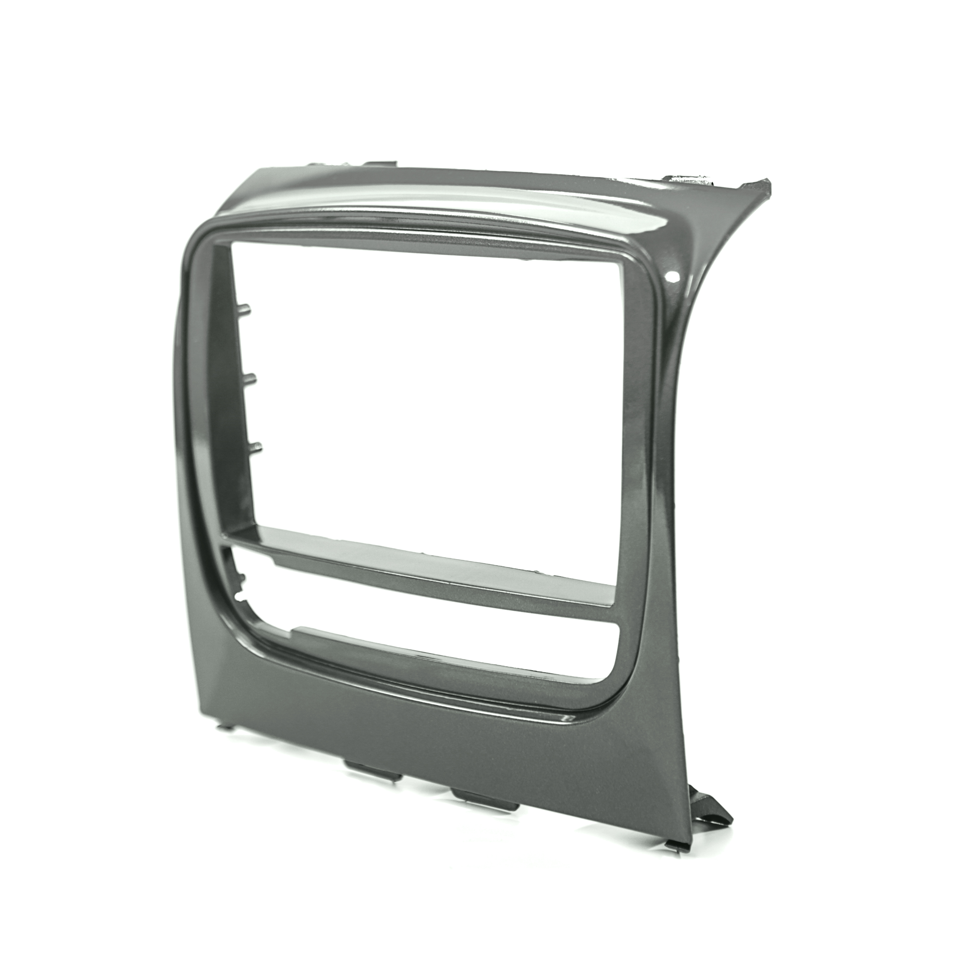 Moldura 2 Din Fiat Idea 15/... Grafite Brilhante JP/CH EPX 195