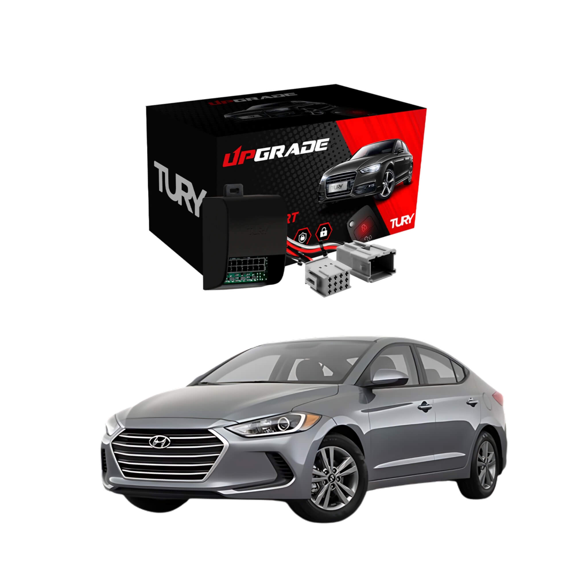 Módulo Automação de Retrovisores compatível com Elantra a partir de 2017 Tury - PARK 1.2.5CW