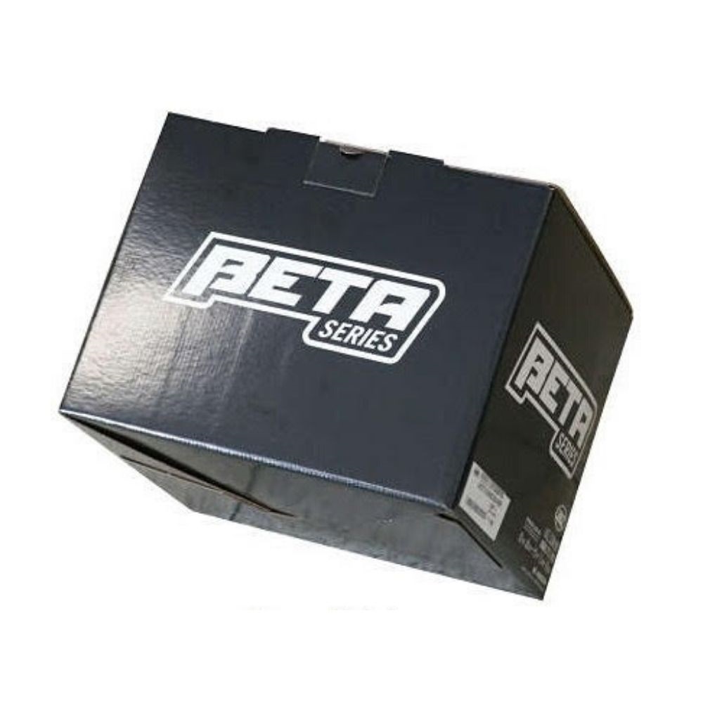 Capacete Beta M15 Fechado Preto Brilhante Skull Verde Tamanho 60 Vaz 12233