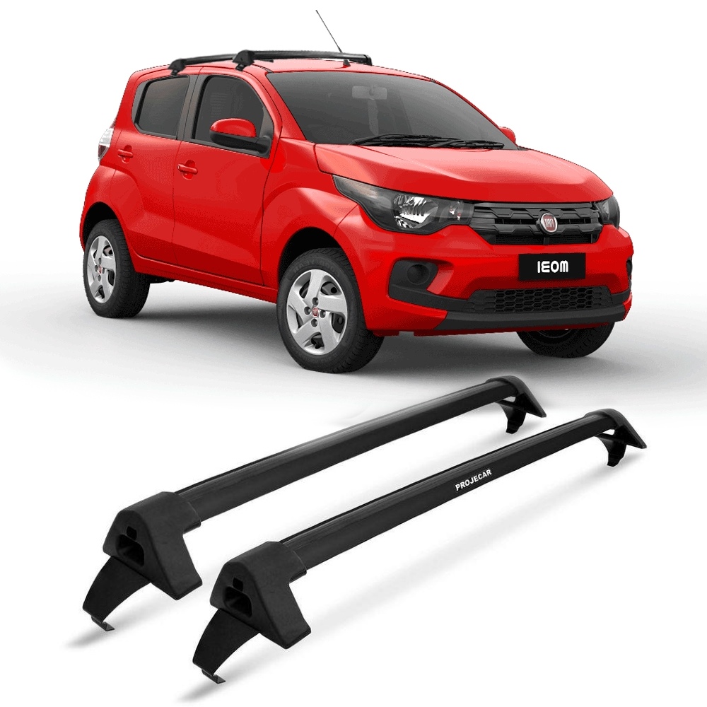 Rack De Teto Fiat Mobi Preto (porta) FI-246 Projecar
