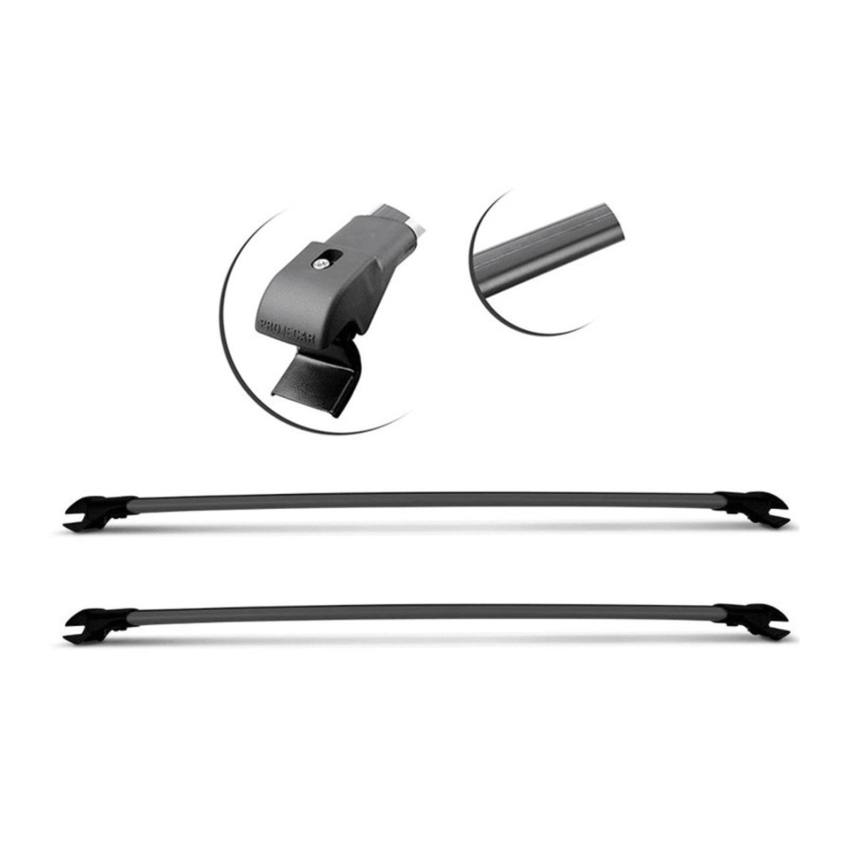 Rack de Teto Travessa Preto Mobi Way Projecar - TS-248