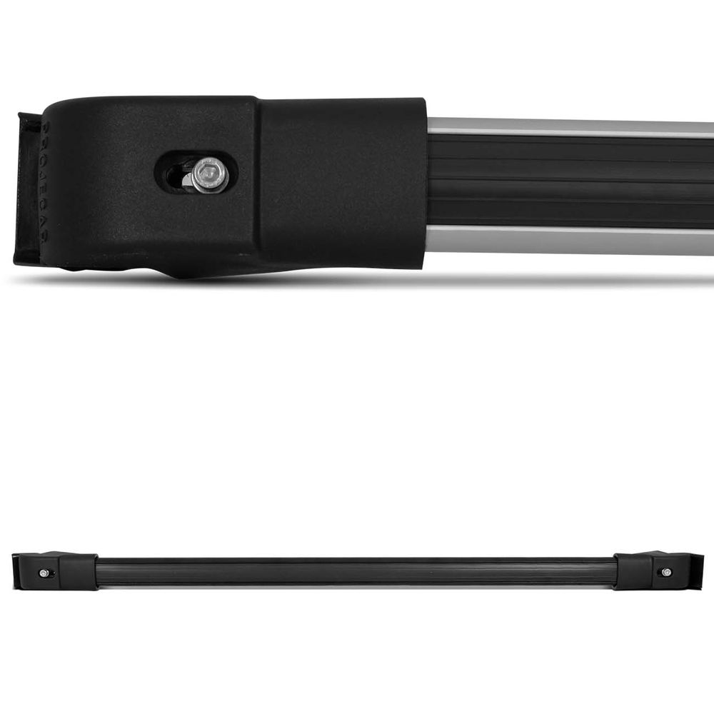 Travessa Teto Duster Preta Slim Fina (par) TS-4012 Projecar