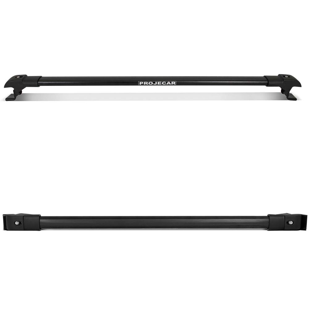 Travessa Teto Duster Preta Slim Fina (par) TS-4012 Projecar