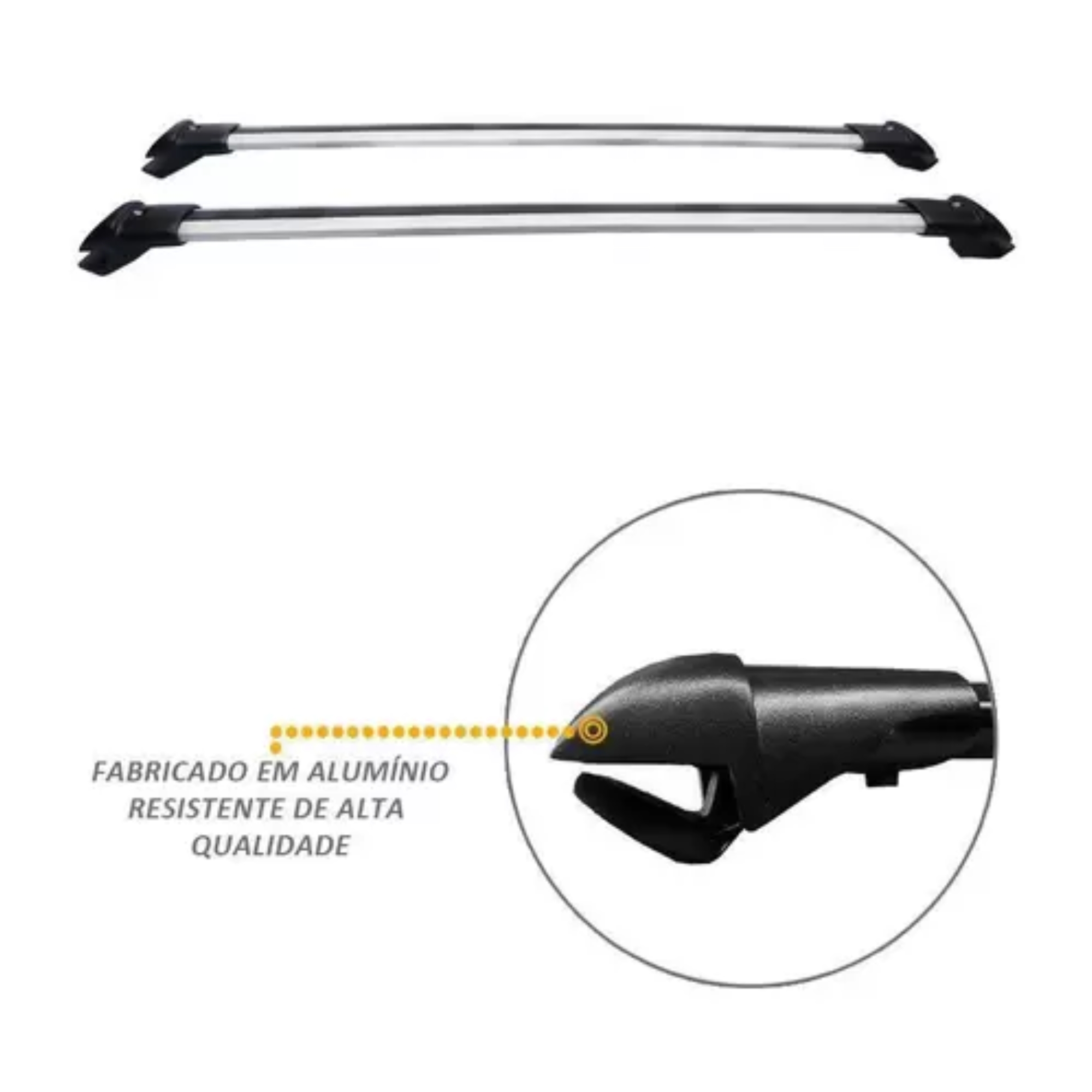 Par de Travessa Sportage 2004 ate 2011 Preta Slim Fina Projecar - TS - 402