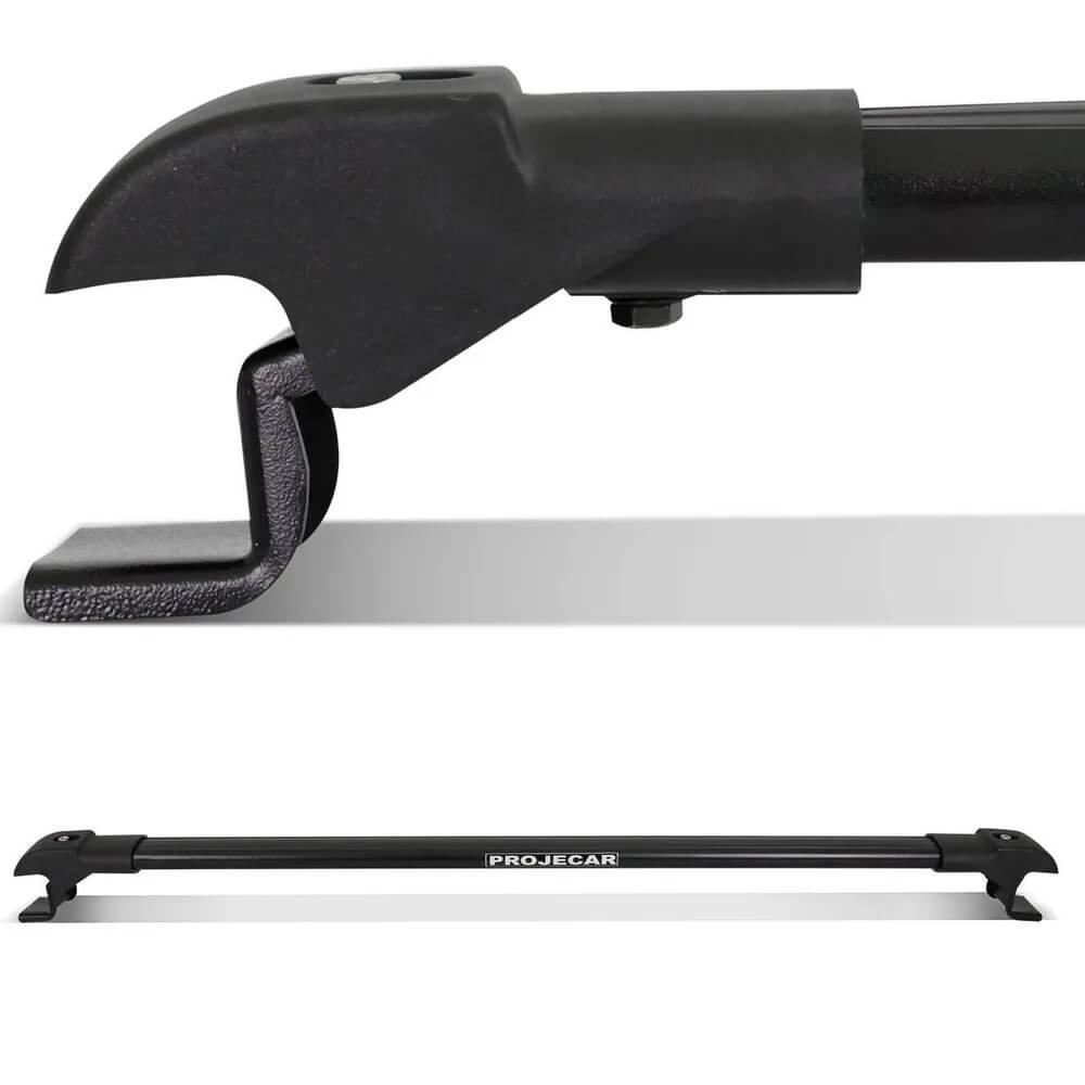 Rack de Teto Travessa Slim Fina Jeep Renegade Preta Projecar - TS-1700