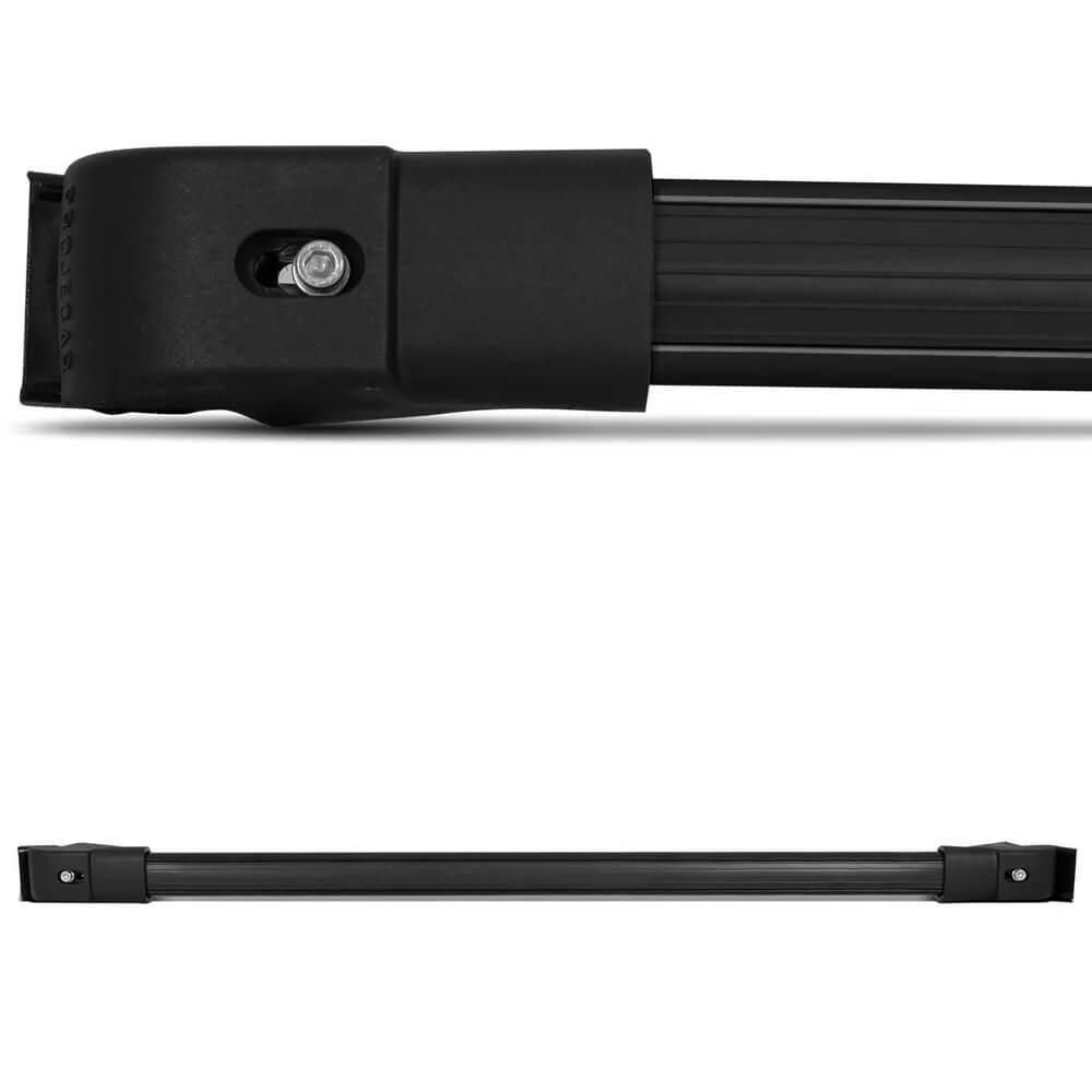 Rack de Teto Travessa Slim Fina Jeep Renegade Preta Projecar - TS-1700