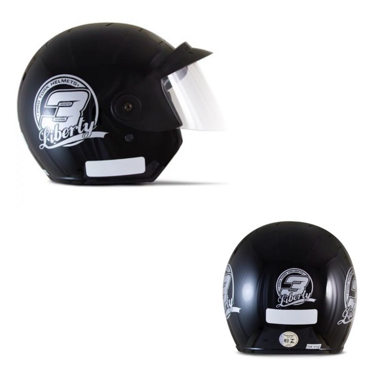 Capacete Liberty Three Preto Tamanho 58 Pro Tork - CAP-30PT