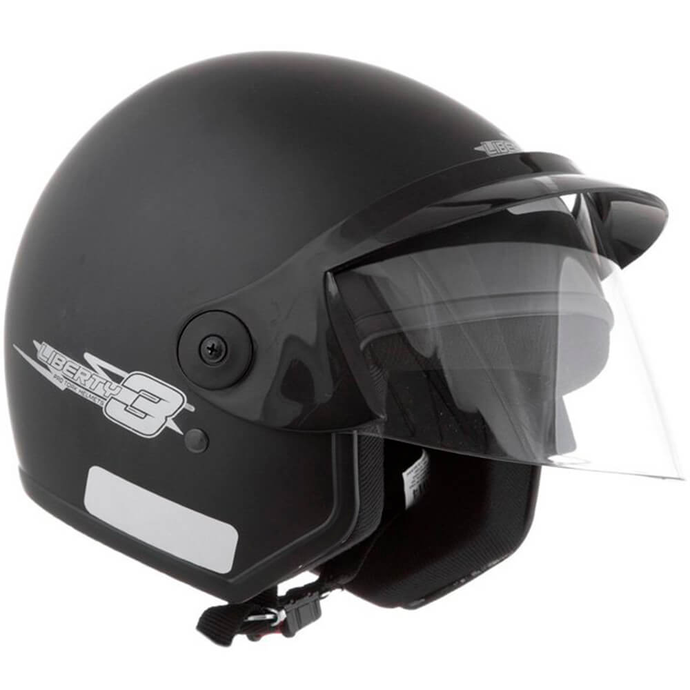Capacete Liberty Three Preto Fosco Tamanho 60 Pro Tork - CAP-31PTF