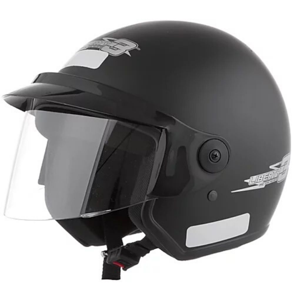 Capacete Liberty Three Preto Fosco Tamanho 56 Pro Tork - CAP-43PTF