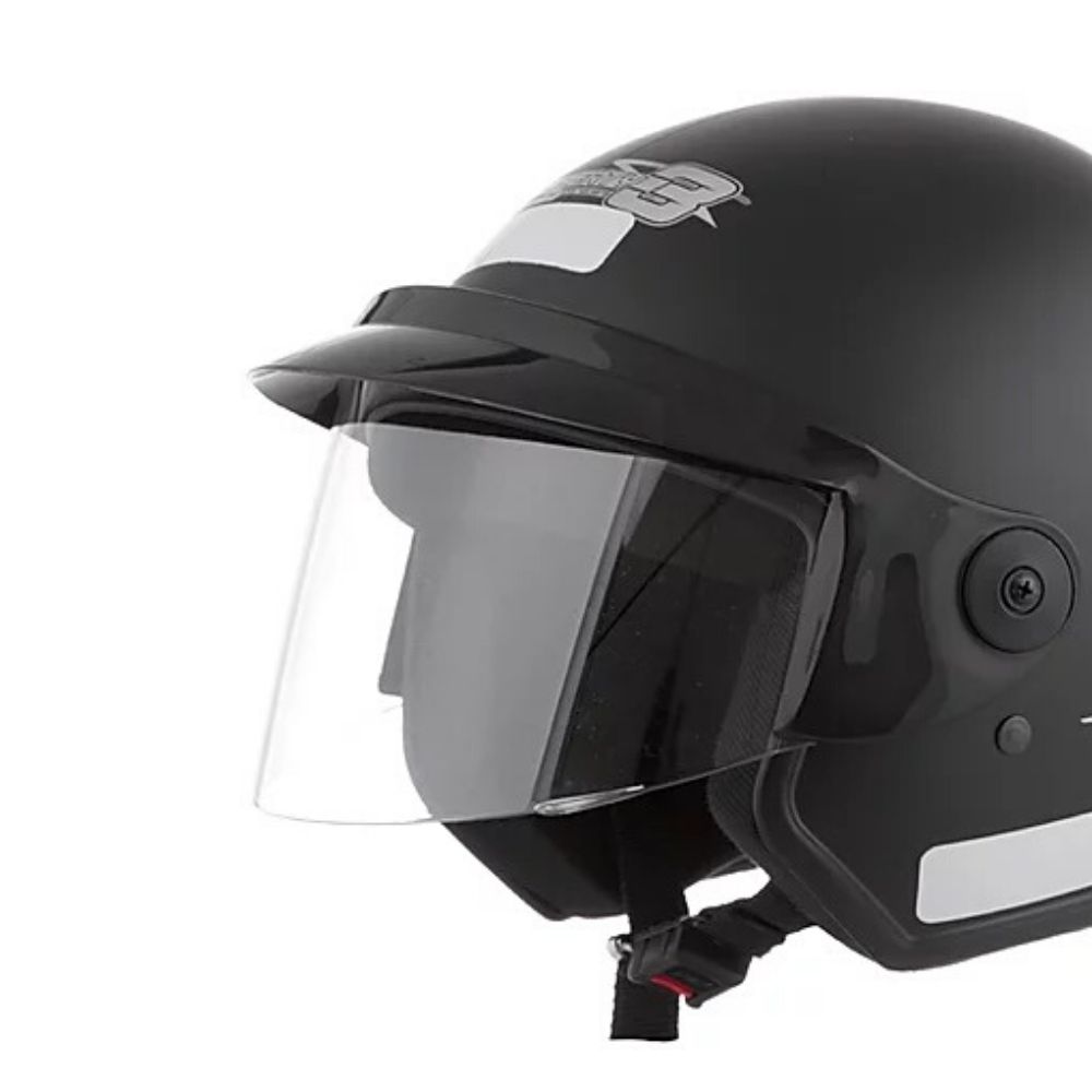 Capacete Liberty Three Preto Fosco Tamanho 56 Pro Tork - CAP-43PTF