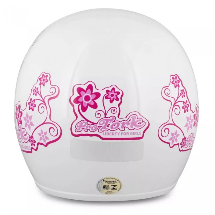Capacete Liberty Three For Girls Branco Tamanho 56 Pro Tork - CAP-53BC