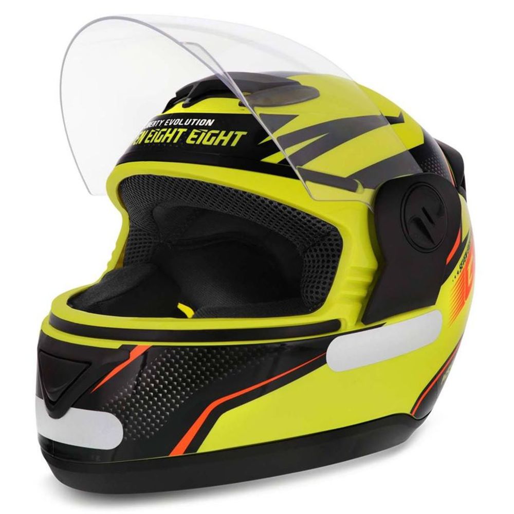 Capacete Evolution G6 788 Factory Edition Neon Amarelo Preto Tamanho 60 CAP-547NEPT