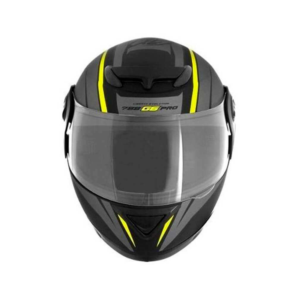 Capacete Evolution G6 Pro Fosco - Preto/Amarelo Neon Tamanho 58 CAP-555NE- Pro tork
