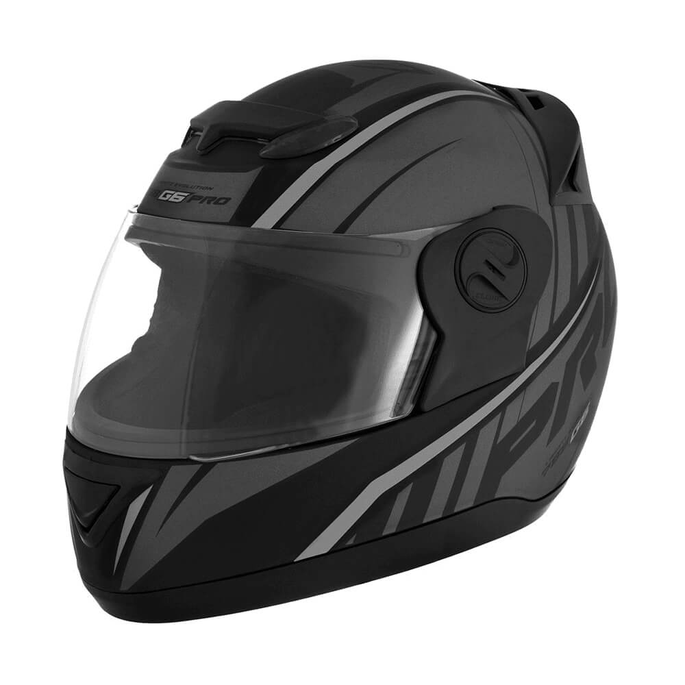 Capacete Evolution G6 788 Pro Neon Cinza Tam. 60 CAP-556CZ