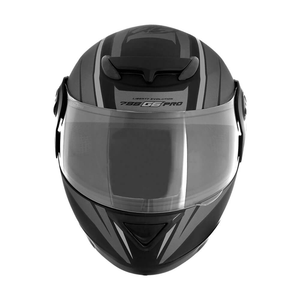 Capacete Evolution G6 788 Pro Neon Cinza Tam. 60 CAP-556CZ
